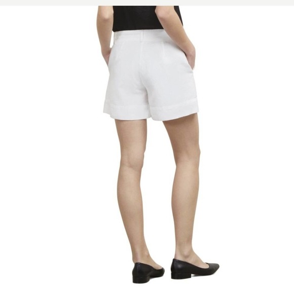 Linen Kenneth Cole NY Flat Front Linen Shorts 16 - Picture 2 of 8